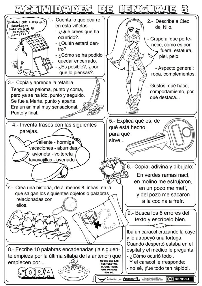 Actividades Para Trabajar La Expresión Escrita Actiludis